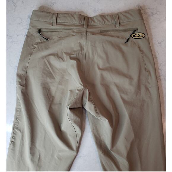 NWT DRAKE Waterfowl Systems Tech Stretch Pant 2.0 Khaki Men's Size 34W/32L - Picture 8 of 12